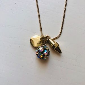 Double strand J. crew necklace.